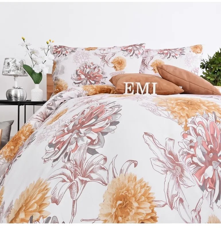 EMI Sofia szatén ágyneműhuzat, A standard egyszemélyes ágy szett tartalma: 1x 140x200 + 1x 70x90