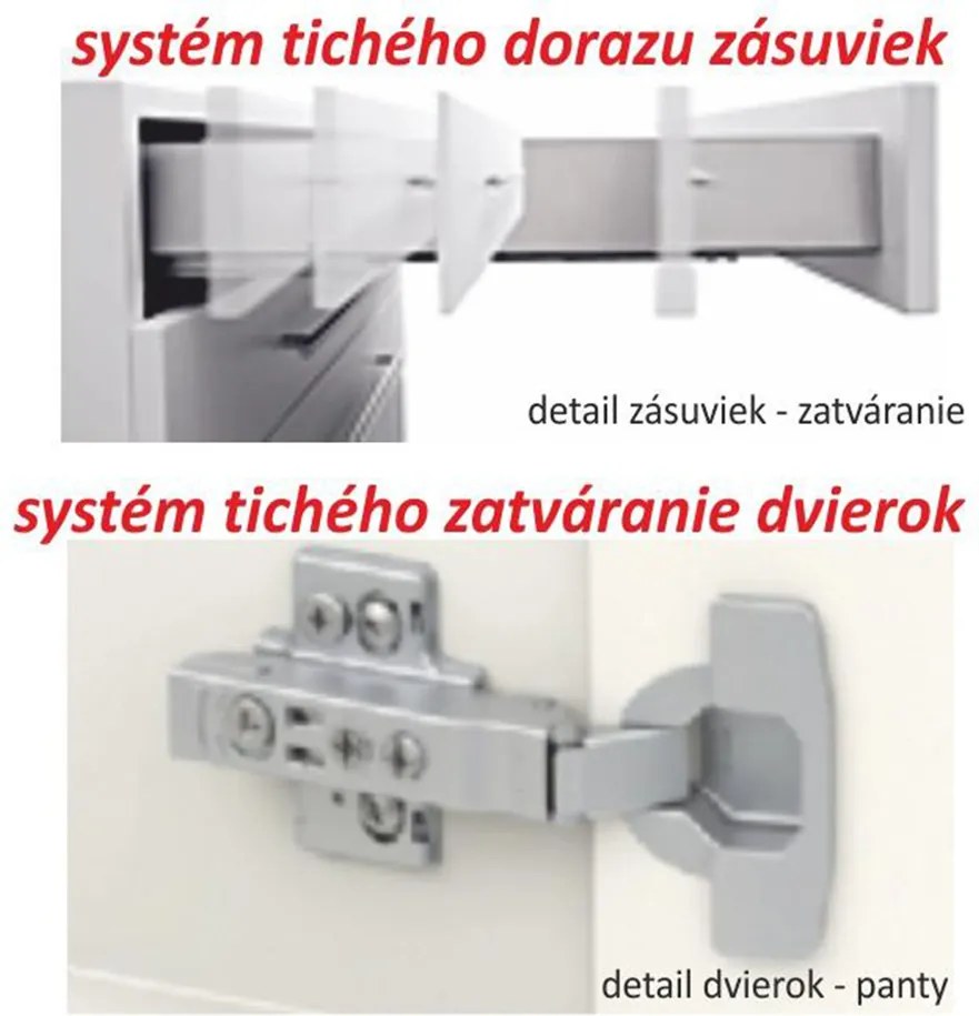 Felsőszekrény két ajtóval, tölgy sonoma, LINE G80 U