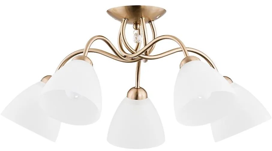 Felületre szerelhető csillár AMARILLO 5xE27/15W/230V arany