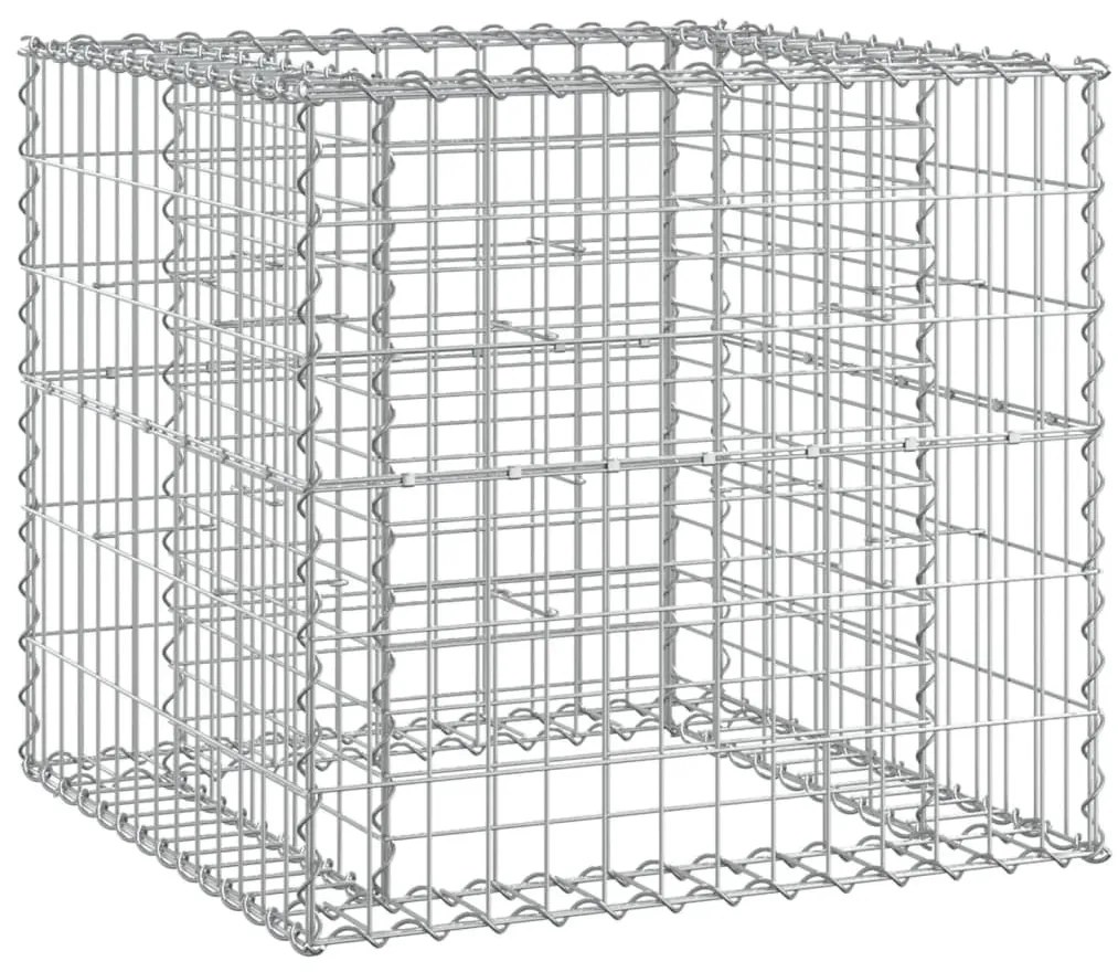 tömör duglászfenyő kerti pad gabion kosárral