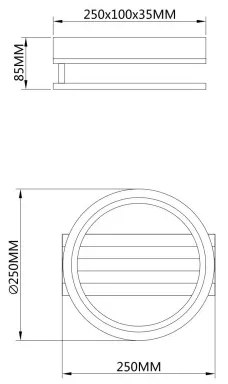 Globo 67360D1 - BLEVINS LED mennyezeti lámpatest LED/10W/230V 3000/4200/600K