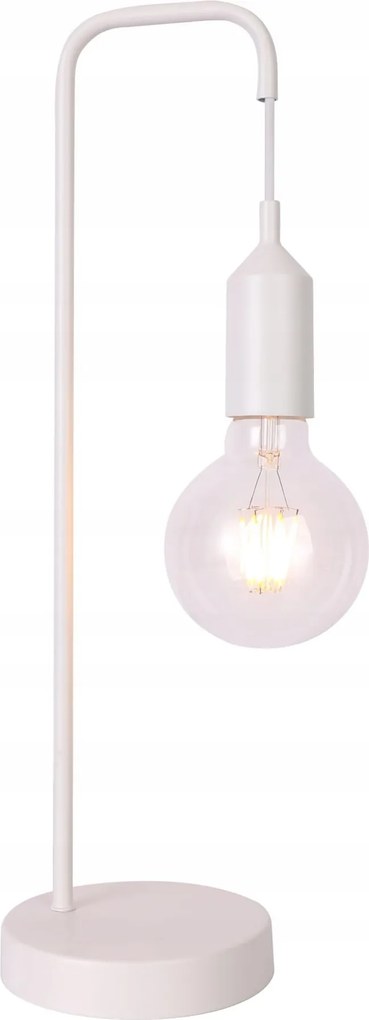 Asztali lámpa Candellux Laren fehér 40 W
