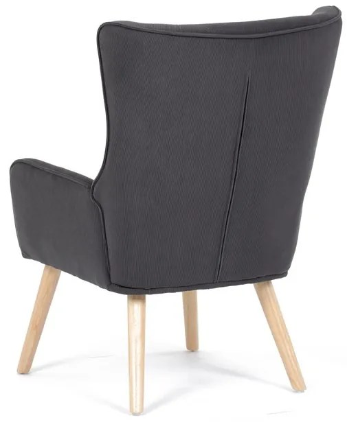 Szürke Kordbársony U-Fotel. AK-314 GREY2