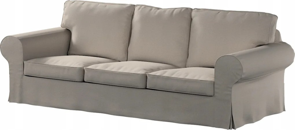 Ektorp 3 személyes kanapé huzat, összecsukható, Ikea, fekete