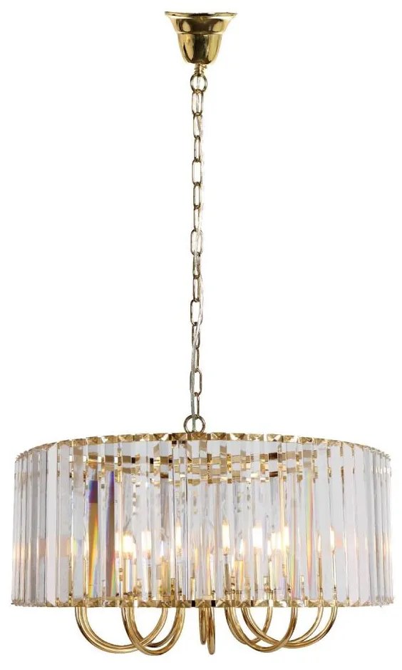 Zuma Line 1906/10 - Csillár láncon PÁRIZS 10xE14/40W/230V arany