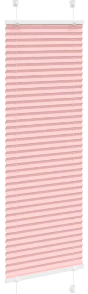pliszírozott redőny rózsaszín 40x100 cm szövetszélesség 39,4 cm