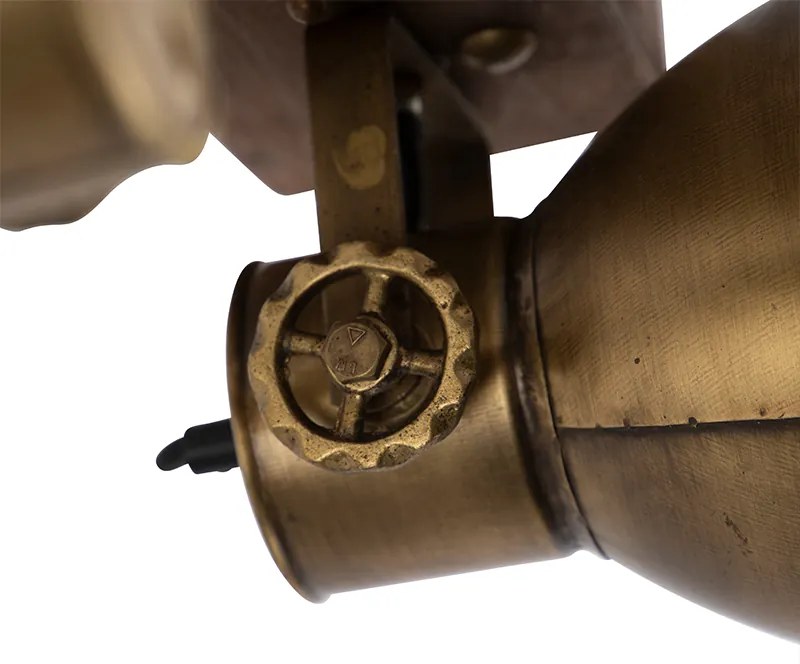 Mennyezeti lámpa bronz 2-lámpás fával - Mangoes