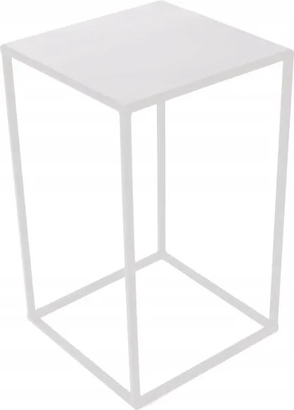 Virágtartó állvány loft virágtartó 40cm fehér met 363