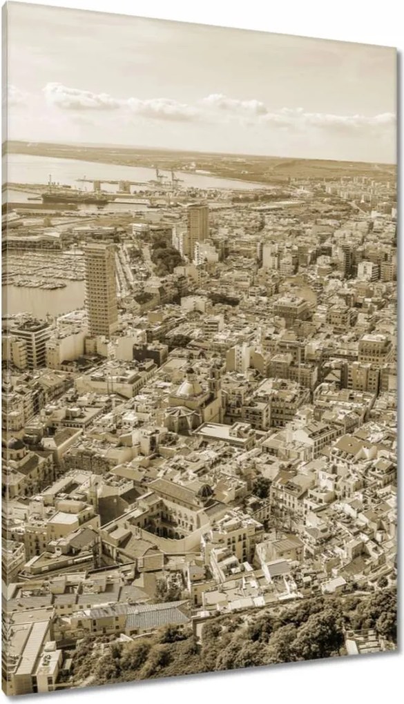 Festmények 80x120 Barcelona Panorama