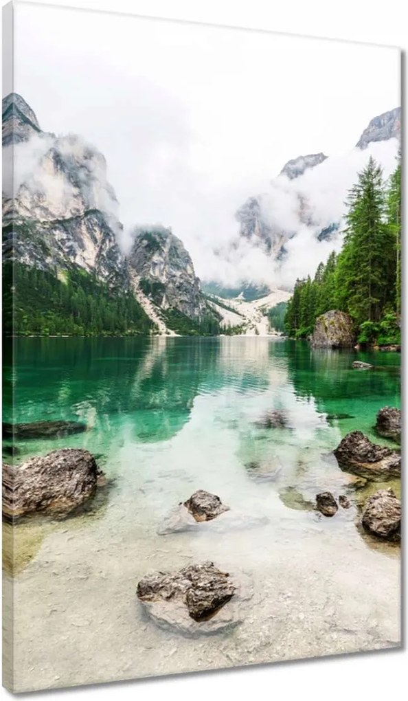 Vászonkép 40x60 Hegyi tó