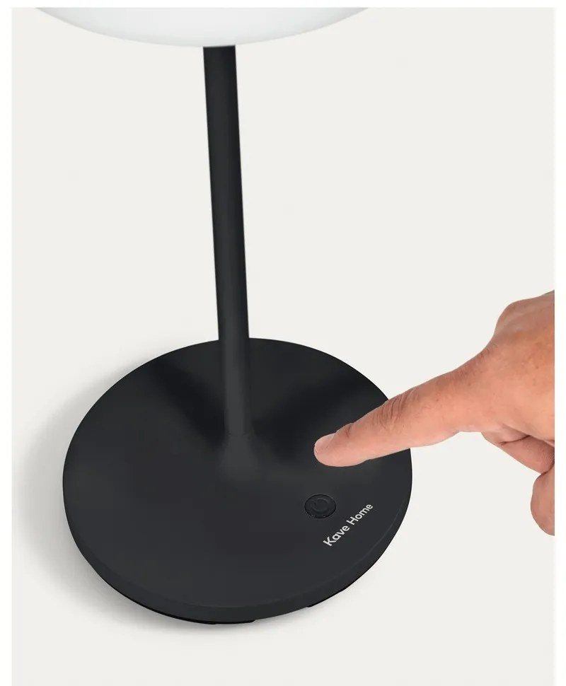 USB LED hordozható dimmelhető kültéri lámpa távirányítóval ø 16 cm Dinesh – Kave Home