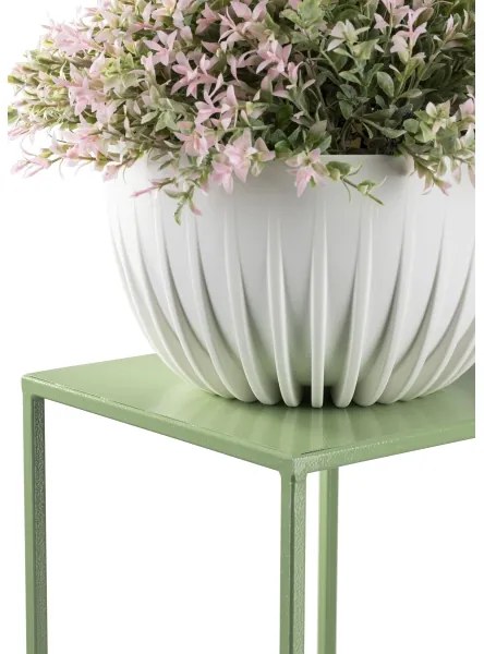 Virágállvány 40x24 cm sötétzöld