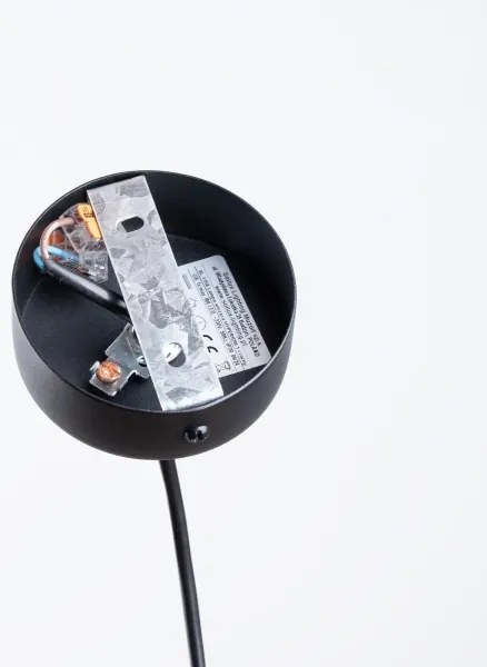 Sollux SL.1358 - Csillár zsinóron HYPERION 1xG9/8W/230V fekete