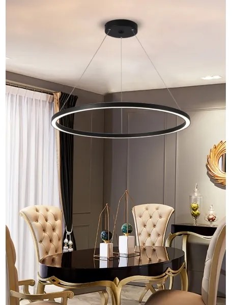 Immax NEO 07158-B80 - LED Dimmelhető csillár FINO LED/60W/230V Tuya fekete + távirányító