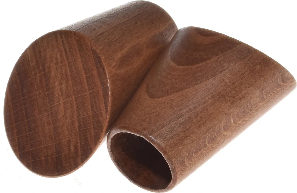 Függönykarnis végzárók fa függönykarnishoz 2 db tölgy fi20