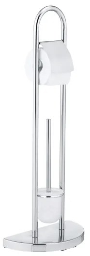 WENKO 16608100 - COSENZA WC-kefe 33x84 cm, fényes króm/szatén
