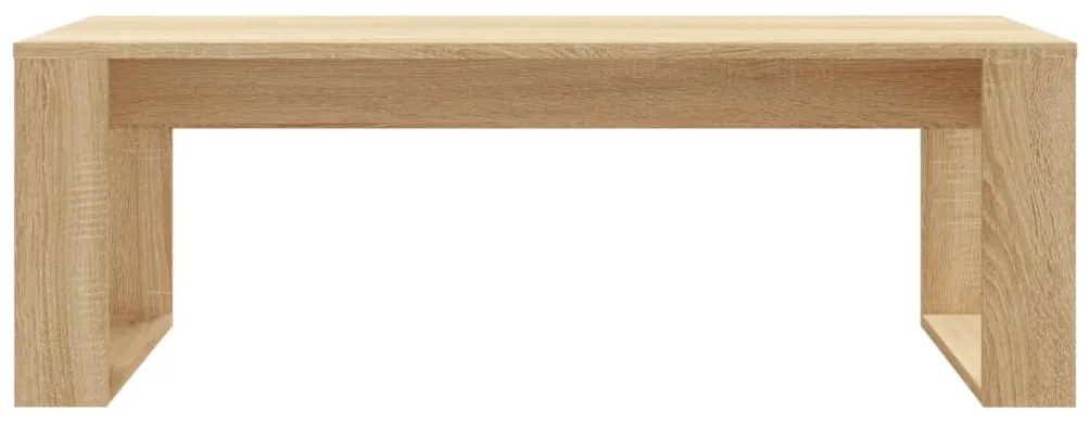 Sonoma tölgy színű szerelt fa dohányzóasztal 102 x 50 x 35 cm