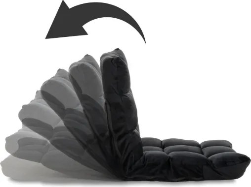 Állítható fotel 60 x 52 x 53 cm fekete