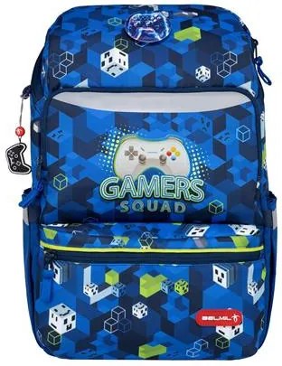 Iskolatáska, cipzáras, BELMIL Zippy Gamer Squad, gamer (BL405795F)