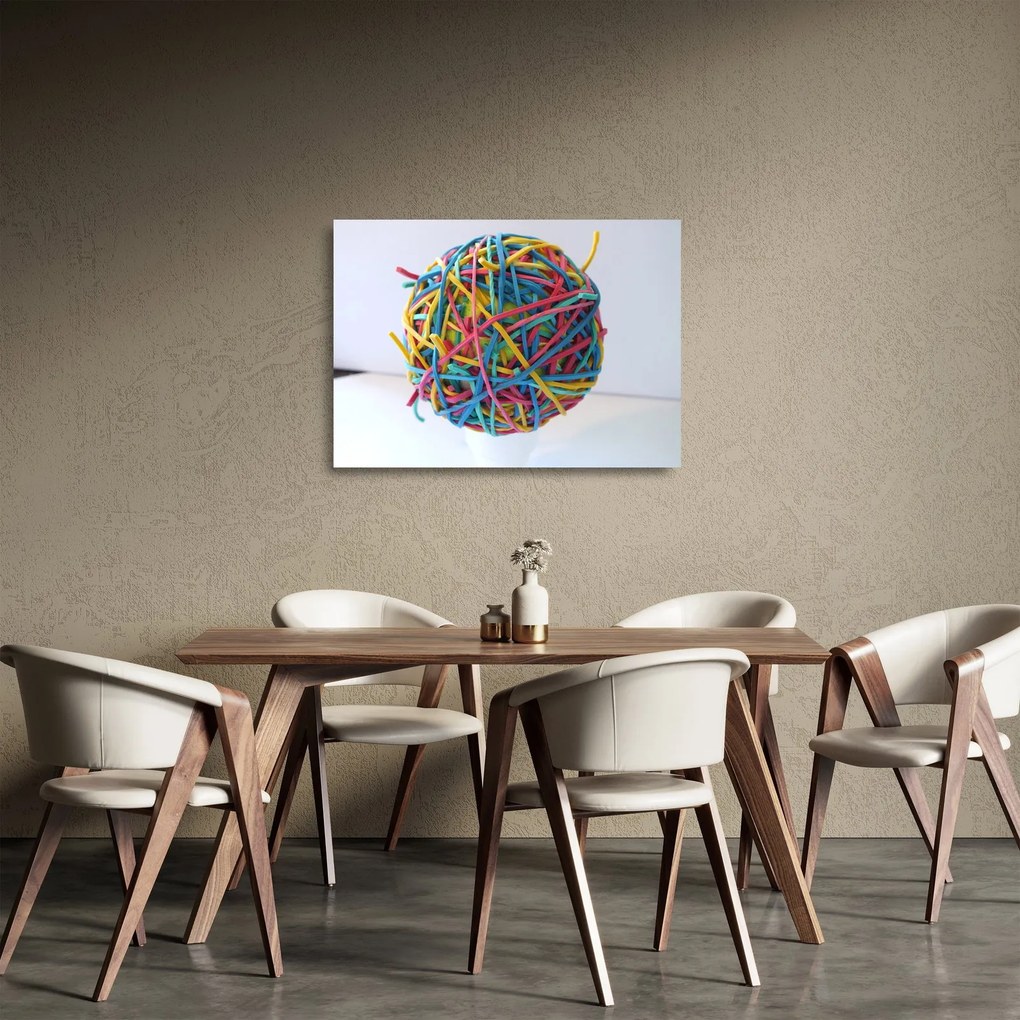 Gumicskák képe (üvegen) (70x50 cm)
