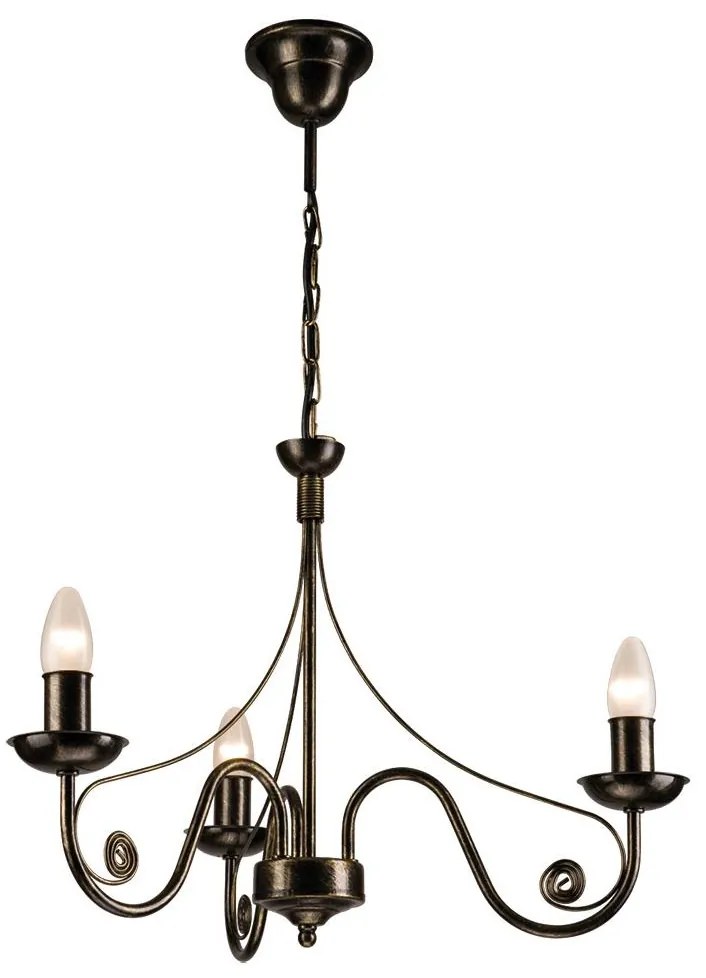 Csillár láncon DONATO 3xE14/40W/230V