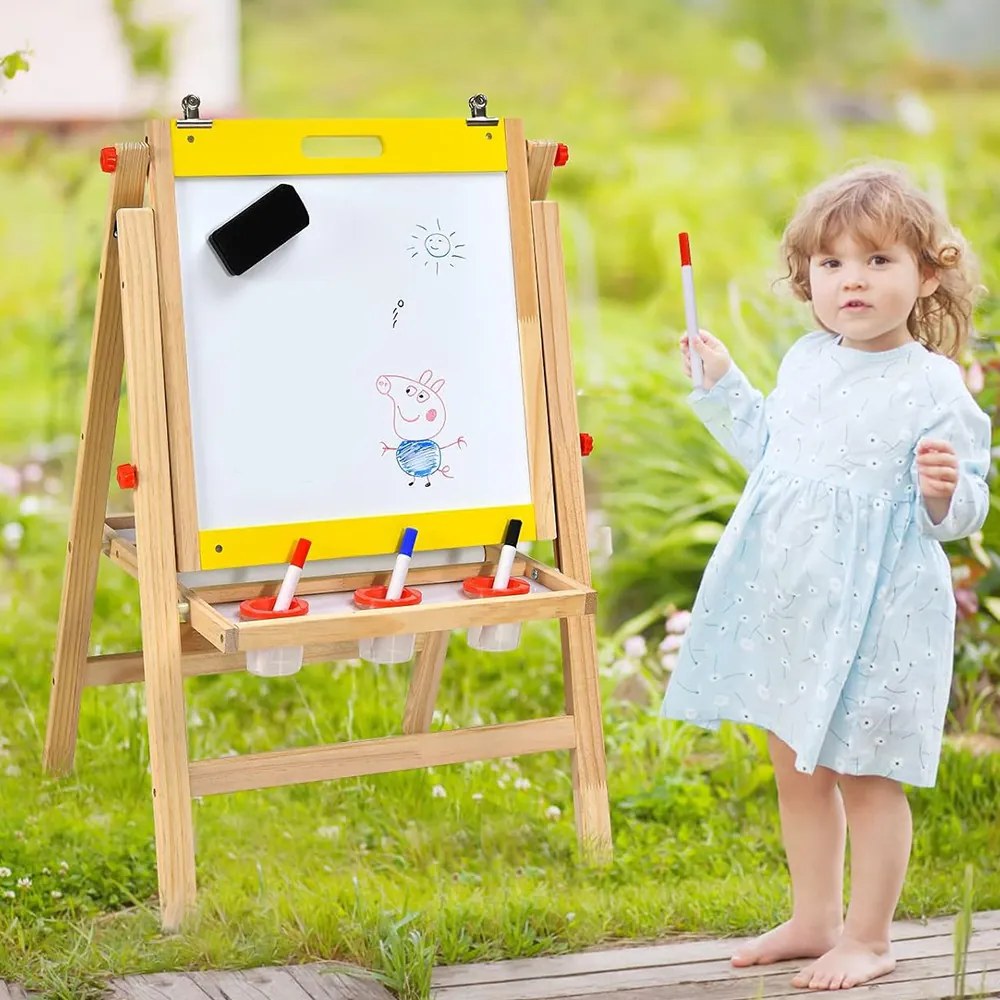 3 az 1-ben fa, gyerek rajztábla