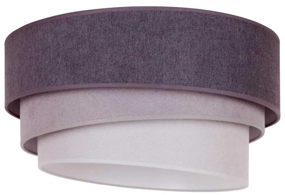 Duolla - Mennyezeti lámpa TRIO 1xE27/15W/230V á. 45 cm antracit/szürke/fehér