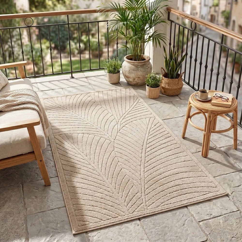 Bézs kültéri-beltéri futószőnyeg 80x250 cm Nova 1203 – Ayyildiz Carpets