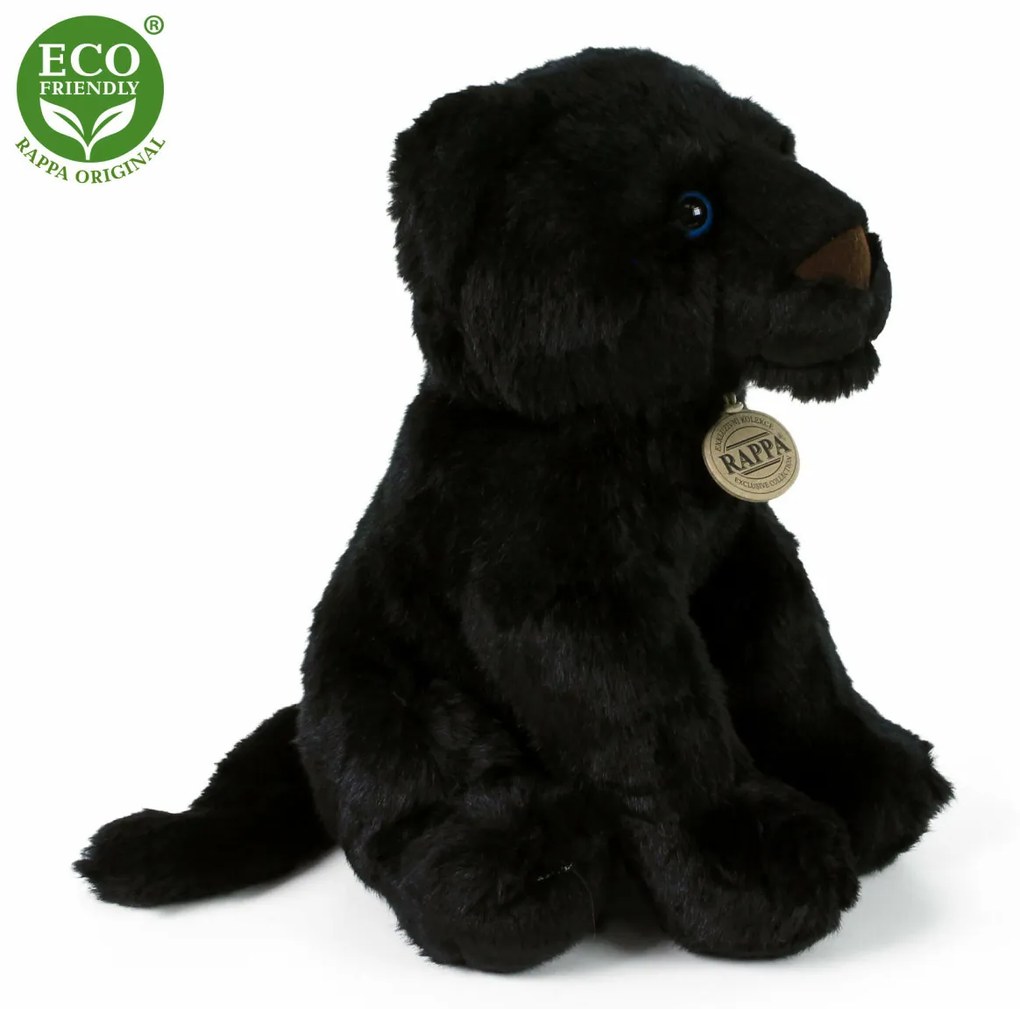 ECO-FRIENDLY plüss fekete leopárd, 30 cm