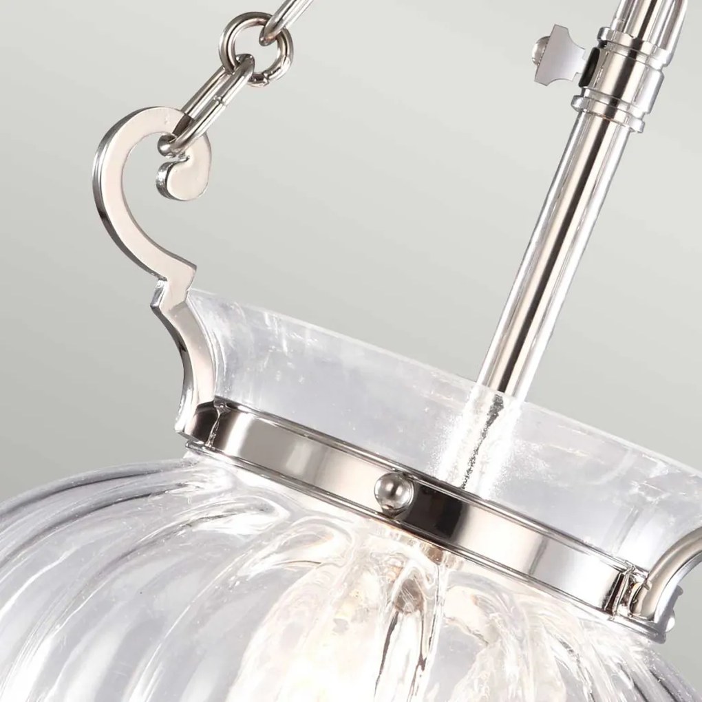 Elstead Lighting FINSBURY PARK FP-P-S-POL-NCKL Függőlámpa 3x60W/E14