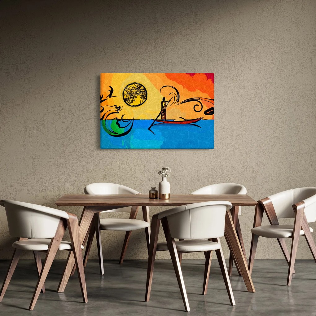 Egy ősi festmény képe (90x60 cm)