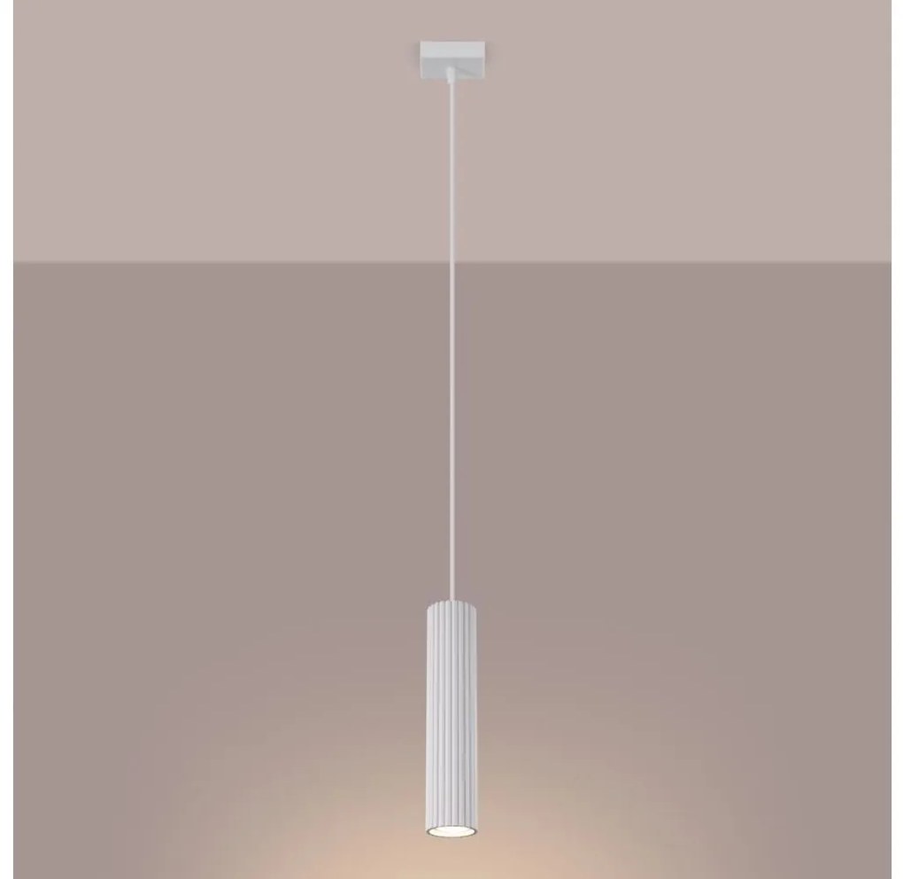 Brilagi - Csillár zsinóron CRESTO 1xGU10/10W/230V fehér