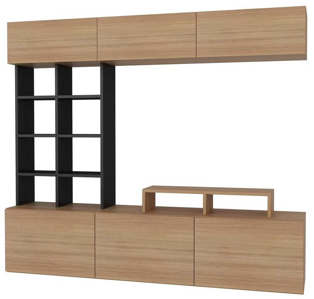 Nappali fal Salsa (teak fa + fekete). 1088651