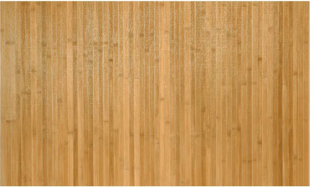 vidaXL négyszögletű természetes bambusz szőnyeg 60 x 100 cm
