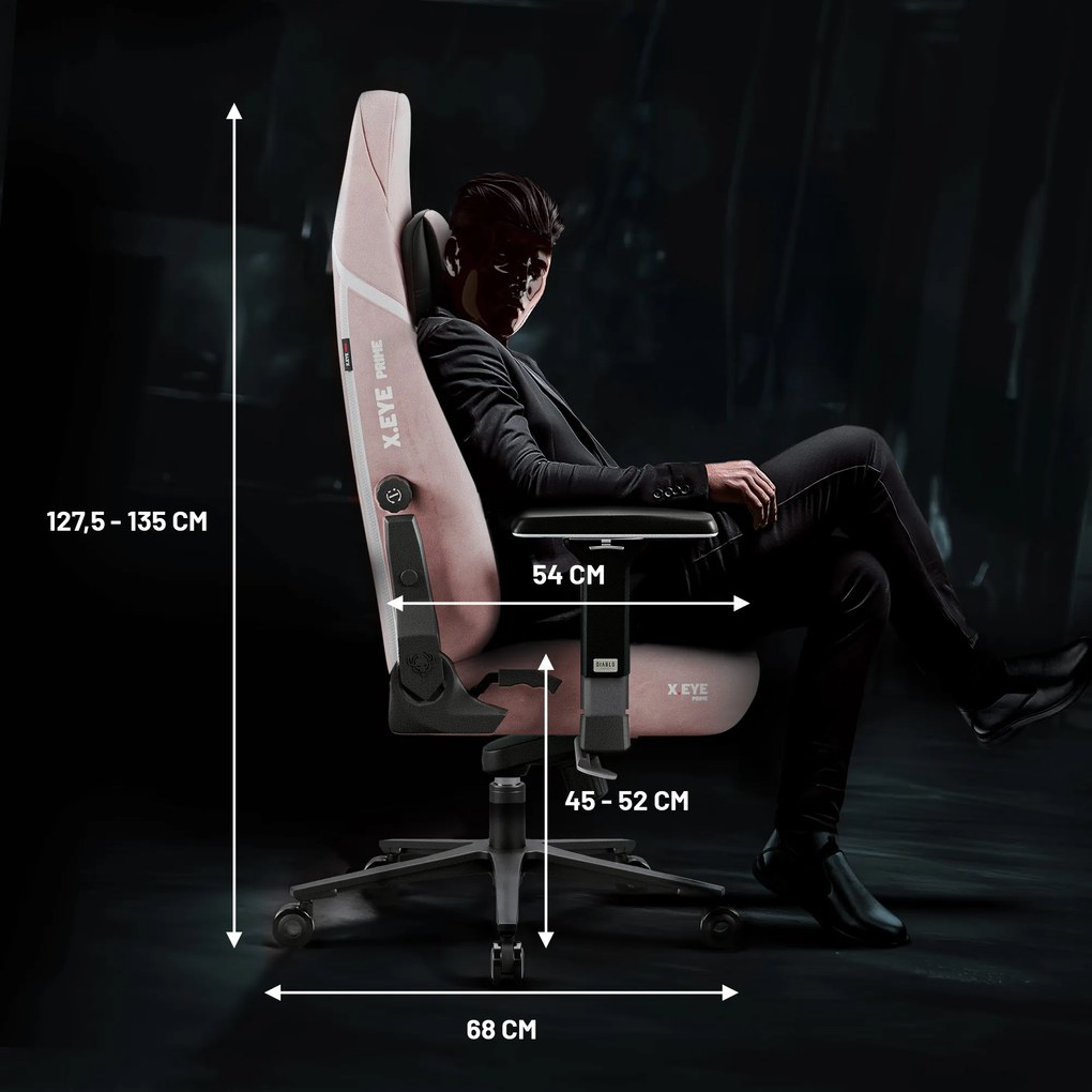Rózsaszín Gamer Szék Diablo X.Eye Prime Akira Pink