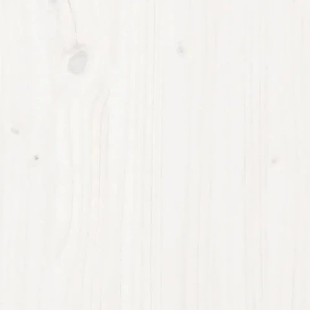 fehér tömör fenyőfa fali fejtámla 108x3x90 cm