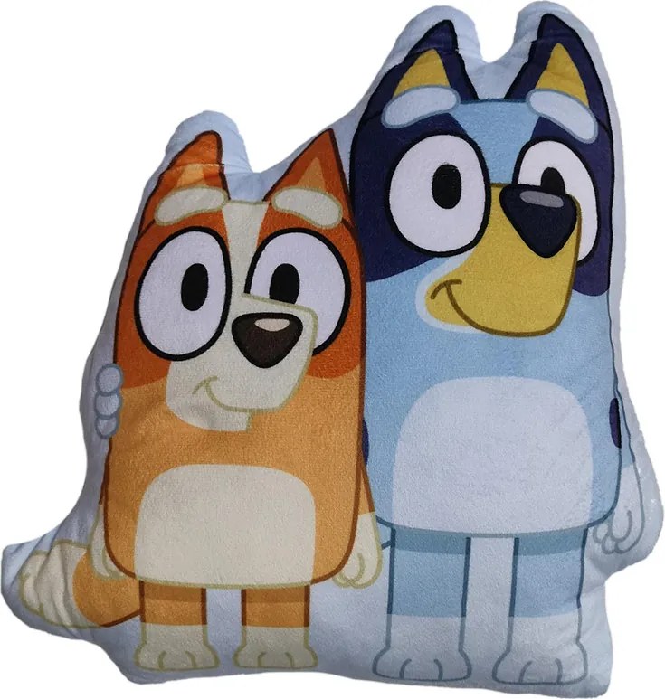 Bluey Pals Hug formapárna, díszpárna 34x28 cm