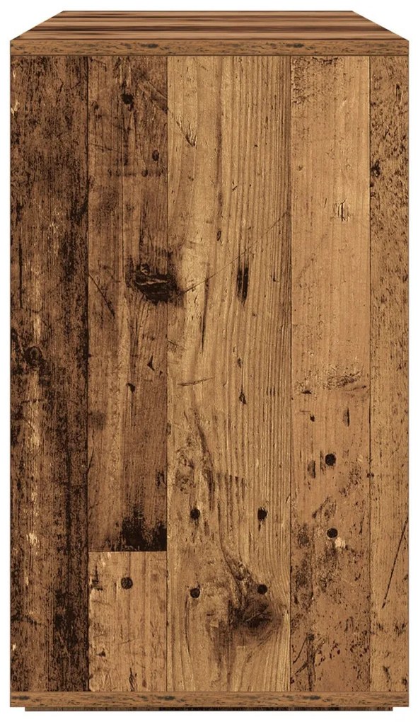 Barna büfé Régi fa Fa 120 x 41 x 75 cm Büfé Négyszögletes