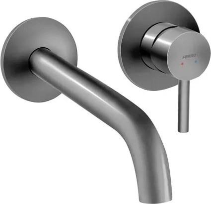 Novaservis Ferro Ciriculus mosdó csaptelep vakolat alatti résszel együtt gun metal BCK3PAGM