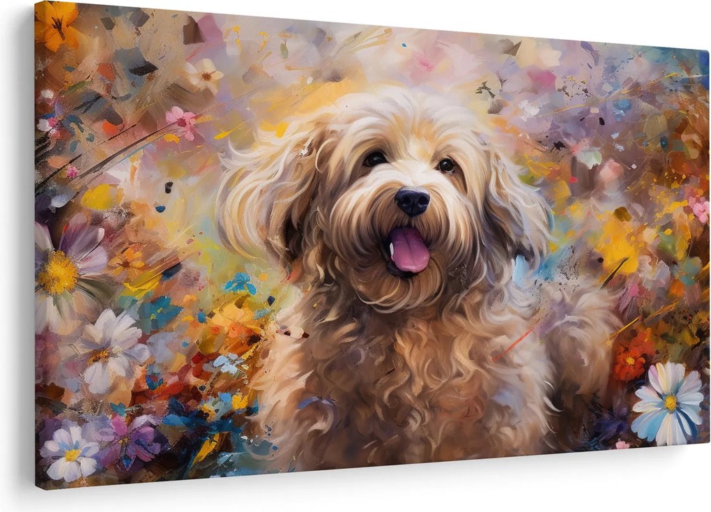 Kép - Happy Dog II. (90x60 cm)