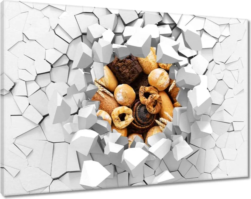 Vászonkép 90x60 Kenyér mix