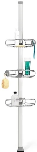 Polc Simplehuman Shower Caddy rozsdamentes acél SHBT1109DC