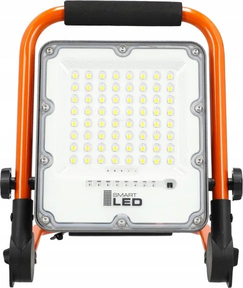 LED újratölthető reflektor állvánnyal LED/30W/3,2V 4500K 5000 mAh IP65 narancssárga
