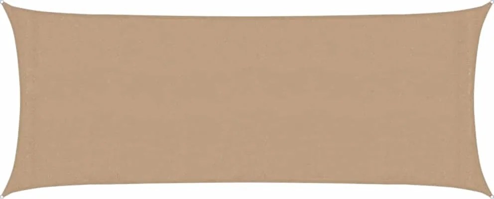 vidaXL tópszínű HDPE napvitorla 160 g/m² 2 x 4,5 m