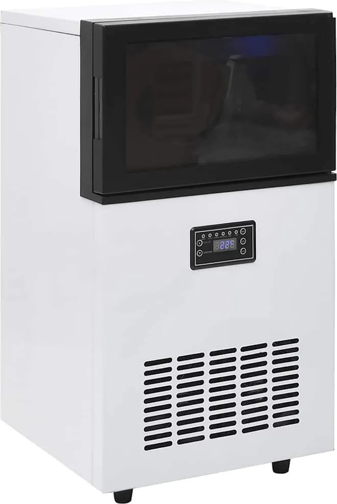 vidaXL fekete jégkockakészítő 45 kg / 24 óra