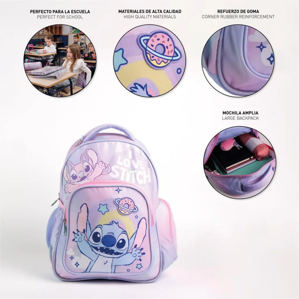 Disney Lilo és Stitch, A csillagkutya Universe iskolatáska, táska 42 cm