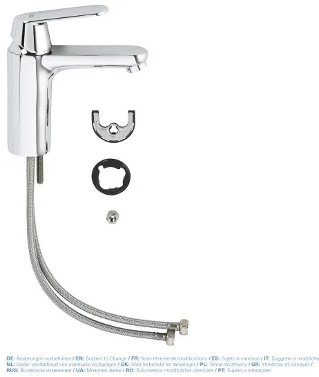 GROHE 23327000 - EUROSMART COSMOPOLITAN mosdócsaptelep DN 15, M méret, króm