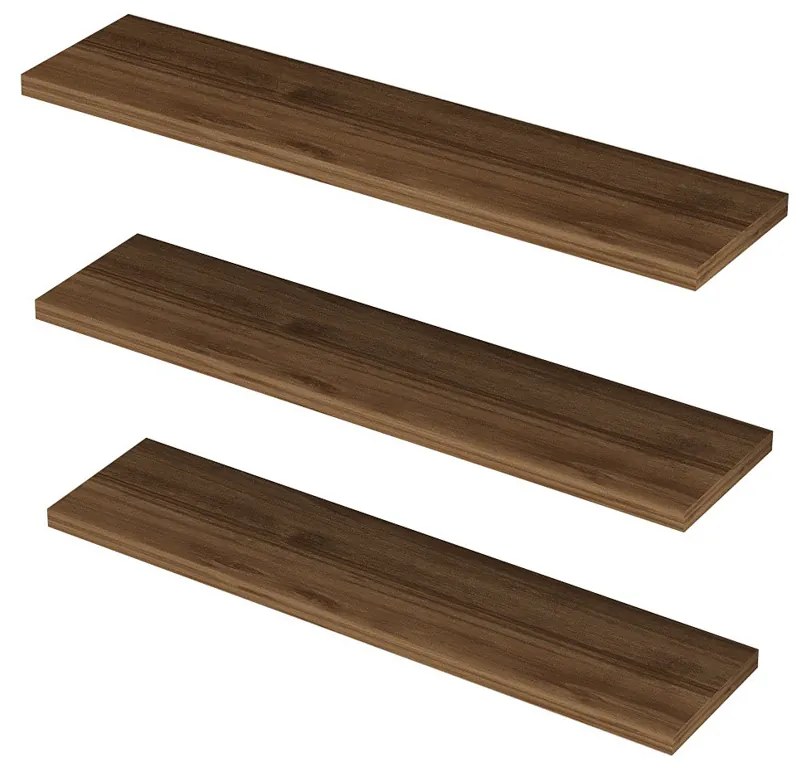 Boss Walnut polc, 3 db