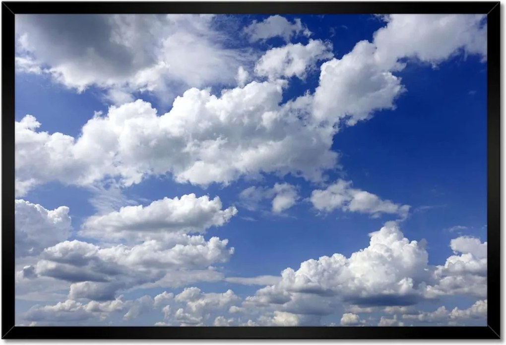 Poszterek keretben 60x40 Gömbölyű felhők Égbolt