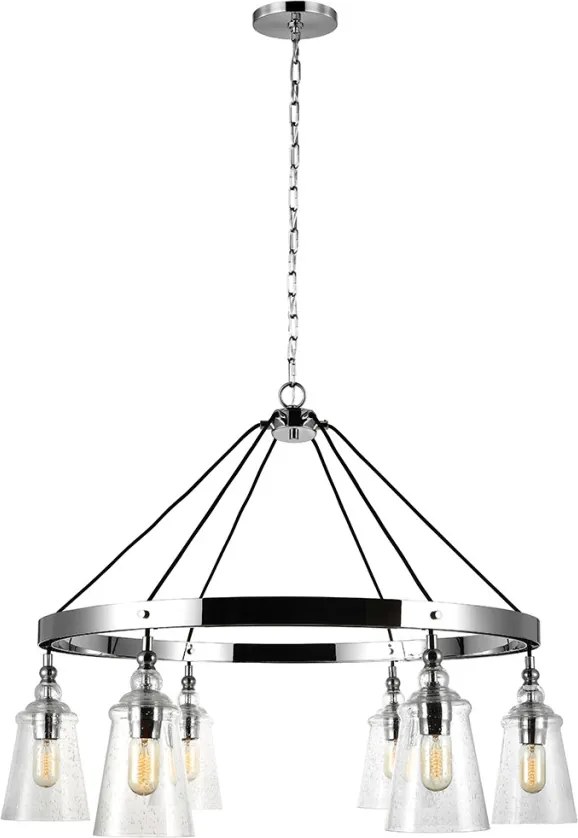 ELSTEAD QN-LORAS6 LORAS Modern Csillár Króm E27 IP20